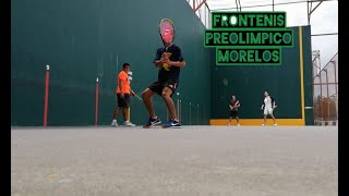 Frontenis Preolimpico - Gerardo y Rene VS Yahsid y Hermano (1) - Recinto Ferial, Cuernavaca, Morelos