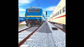 railway junction train crossing3d Utkarsh train departure