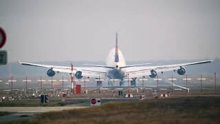 Hard Landing of a Boeing 747-400 at Frankfurt am Main