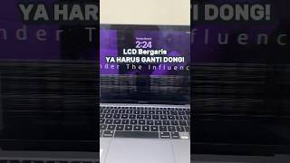 kalau LCD macbook kalian bergaris udah pasti ganti LCD #LCDmacbookair #macbookairm1 #lcdbergaris