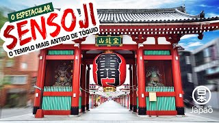 Turismo no Japão: Conheça o espetacular SENSOJI, o templo mais visitado e antigo de Tóquio!