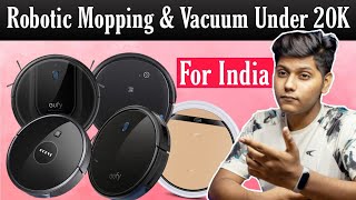 TOP 5 Best Robotic Mopping and Vacuum Cleaner with App | Under 20,000 in india