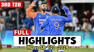 IND Vs SA 3rd T20 Match FULL Match Highlights | IND VS SA 3rd T20 Match HIGHLIGHTS | IND vs SA T20 |