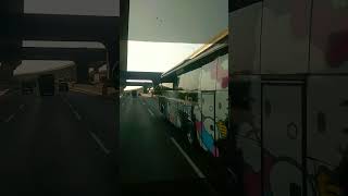 AYM TRANS hunting bus di jalan tol jakarta Cikampek #busmania #shortviral