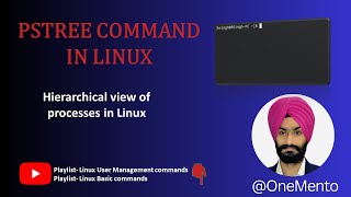 pstree command | Hierarchical view of processes in Linux