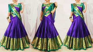 Festival Saree Draping Style/Saree wearing new elegant way to look More beautiful/@Saundaryaa