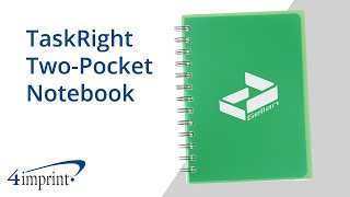 TaskRight Two-Pocket Notebook by 4imprint