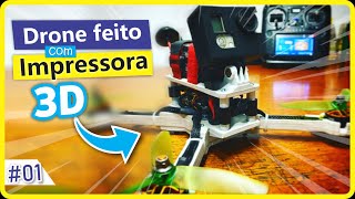 Drone FPV com Impressora 3D (#Parte1) #drones #drone #Impressão3D #Impressora3D #3D