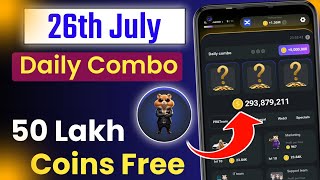 26 July Combo Card || Hamster Kombat Daily Combo 26 July || Hamster Daily Combo Today | Daily Combo