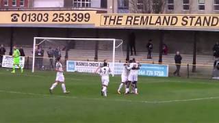 Goal Folkestone Invicta FC 0 V Wingate & Finchley FC 1 22 02 2020 WH