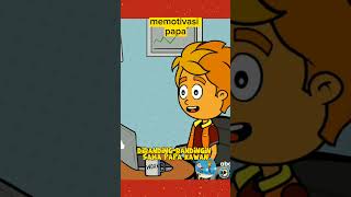 memotivasi papah biar semangat kerja #shorts #animasi #tweencraft