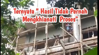 Jerih Payah Nge-Youtube Menjelma Dalam Kreasi Rumah Kecil Sederhana Menanti Sentuhan Akhir.