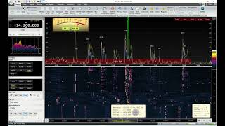 SDRplay RSPdx Initial review/testing SDR Console v3.3 20 Meter Action W4KWS SDR Ham Radio.