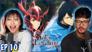 JINWOO IS POWERING UP! | Solo Leveling Episode 10 REACTION!