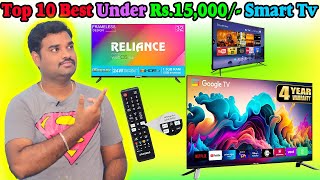 ✅Top 10 Best Under Rs.15,000 Smart Tv In India 2024 With Price |Full HD Smart Tv Review & Comparison