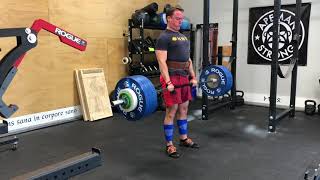 5/21/18 Deadlift 360x3@8.5 ws 4/4