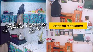 Cleaning motivation..!! Rutinitas sehari-hari Bersihkan rumah dan memasak menu simpel