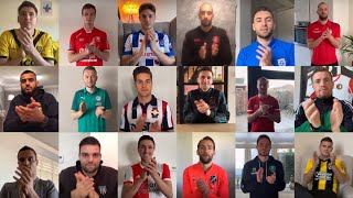 Video recorded by 18 Eredivisie captains: “Now we are applauding you”