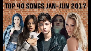 TOP 40 SONGS OF JAN-JUN 2017