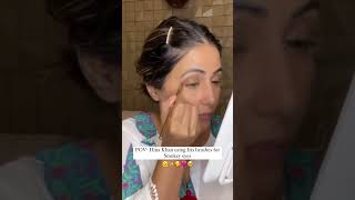 Feels like a Dream, a sweet dream. Hina Khan Using Iris Cosmetics brushes