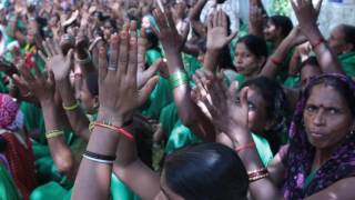 Anganwaadi workers join workers strike in UP