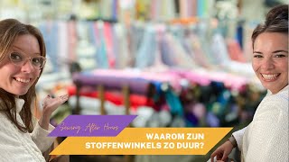 Waarom zijn stoffenwinkels zo duur?