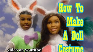 How To Make A Doll Bunny Costume