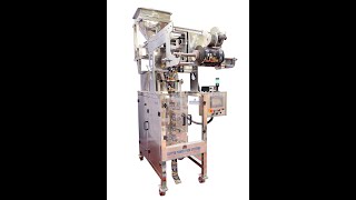 A fully automatic packaging machine packaging functions, such as filling, sealing