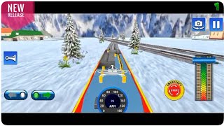 Soft Snow ❄️🌨️ Train 🚆 Driving Gameplay Level 8 New Minute Gameplay