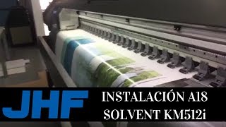 INSTALACIÓN A18 SOLVENT KM512i MALLORCA