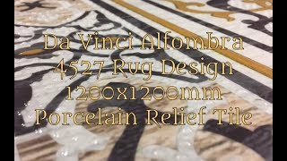 Da Vinci Alfombra 4527 Rug Design 1200x2000mm Porcelain Relief Tile