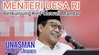 Menteri Desa Memberikan Kuliah Umum di UNASMAN