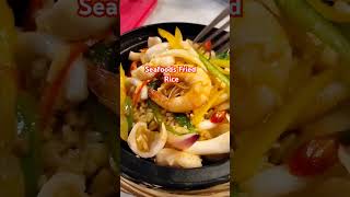 Seafoods fried rice, Vietnamese food #seafoods #friedrice #food #shortvideo