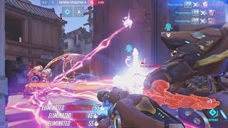 Symmetra Quad Kill - Fastest Teleporter