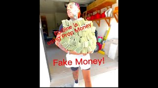 6ix9ine is flexing with fake money!