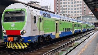 ARRIVI e PARTENZE alla stazione di MILANO CADORNA - Ferrovie Nord Milano