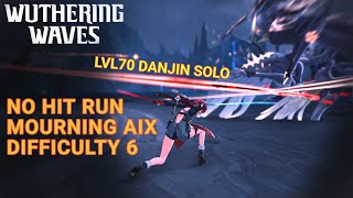 [Wuthering Waves] (Tactical hologram) Mourning Aix Difficulty 6 | No Hit Run | Parry