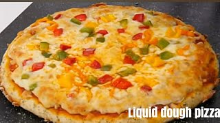 Liquid dough pizza/5mints/Vegetarian pizza/Kerala Snacks Box