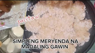 Simpleng Meryanda Na Madaling Gawin ||AbyGayle Vlog