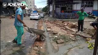 RECUPERAÇÃO DE VIAS E CANALETAS – RUA BONAIRE, CENTRO