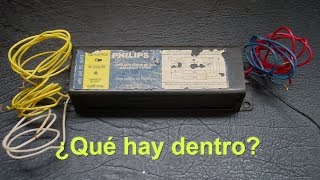 ¿Qué hay dentro de un balasto? (Menos habla)