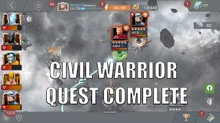 Marvel Contest of Champions | CIVIL WARRIOR QUEST COMPLETION!