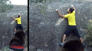 The ring 6a Tırmanıcı:Erman Aydın Bafa Gölü Bouldering Kısa Kaya Tırmanışı Kapıkırı Köyü Climbing