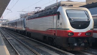 E402b.113 FB2.0+E464.353 ICS+ICN+E464.235 ICS sull’INV Ancona-Milano Centrale a Bologna Centrale.