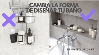 DEJA DE USAR ACCESORIOS COLGANTES EN TU BAÑO Y OPTA POR DISEÑAR NICHOS MODERNOS EN LA PARED