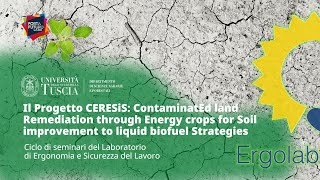 🖥️ WEBINAR | IL PROGETTO CERESIS: CONTAMINATED LAND REMEDIATION THROUGH ENERGY CROPS