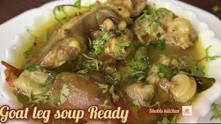 Goat Leg Soup Recipe in Tamil | Attukal Soup |  (ஆட்டுக்கால் சூப்  மூட்டு வலி பிரச்சினை சரியாக )