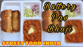 Buttery Pav Bhaji | Yummy Pav Bhaji for Breakfast | STREET FOOD INDIA #short #shorts #shortvideo