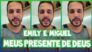 EMOCIONANTE BABAL GUIMARÃES FALA QUE EMILY GARCIA E MIGUEL FOI PRESENTE DE DEUS 😭EMILY GARCIA 🥰