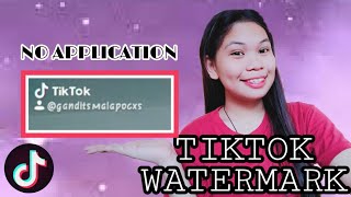 HOW TO REMOVE TIKTOK WATERMARK ON ANDROID (Marydios Vidal)